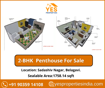Luxury 2-BHK Penthouse for Sale in Sadashiv Nagar, Belagavi – 1758.14 sq. ft. of Elegant Living-1