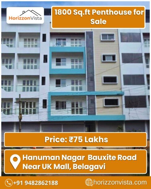 Luxurious Penthouse for Sale in Hanuman Nagar, Bauxite Road - Belagavi-1