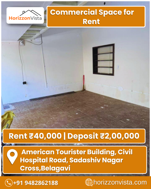 Commercial Space for Rent – Sadashiv Nagar Cross, Belagavi-4