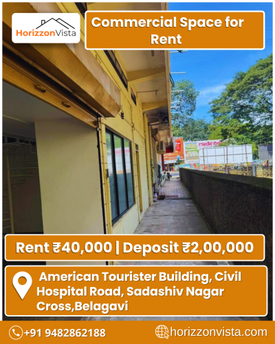 Commercial Space for Rent – Sadashiv Nagar Cross, Belagavi