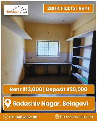 Affordable 2-BHK Flat for Rent in Sadashiv Nagar, Belagavi | Ideal for Families & Professionals